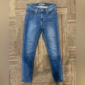 Women’s Levi Straight Leg Blue Jeans